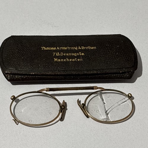 Antique pince nez glasses - antique,