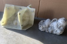 Latex And Fibreglass Mould To Make A Cherub On Leaves