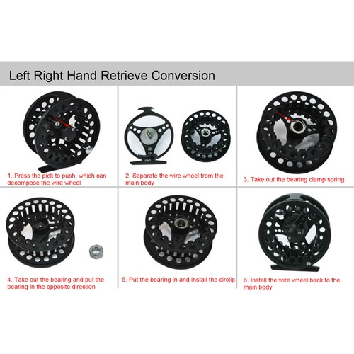 Fly fishing reel - 9/10,
