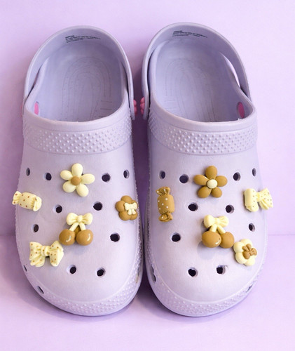 Set cream and bow - set,