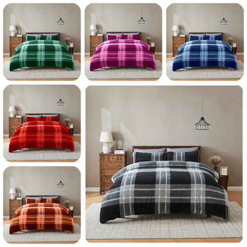 Teddy fleece liam - teddy, checked