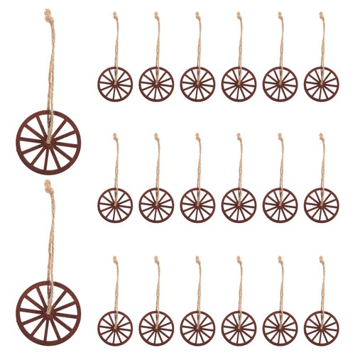 36pcs wooden wagon wheel - wooden,