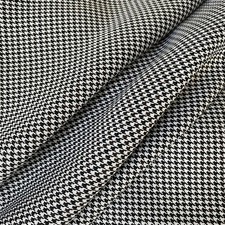 Black White Tartan Fabric