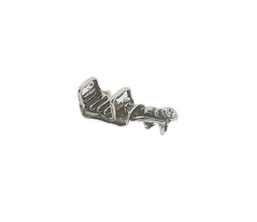 Vintage sterling silver dog - silver,