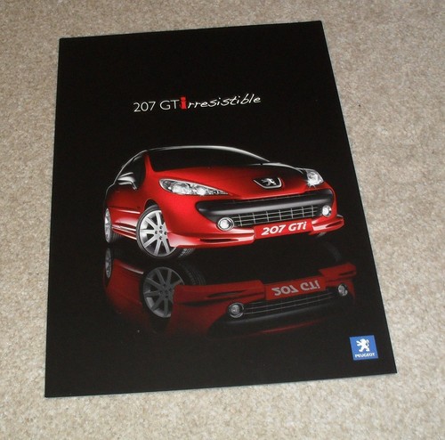 Peugeot 207 gti brochure - peugeot,