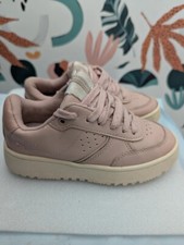 Zara girls kids lace up pink cream trainers EU size 29 UK size 11 