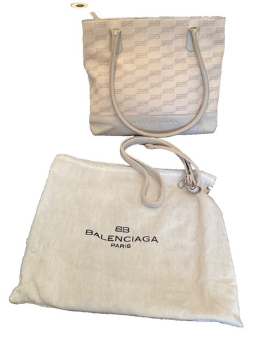 Balenciaga cream leather - balenciaga,