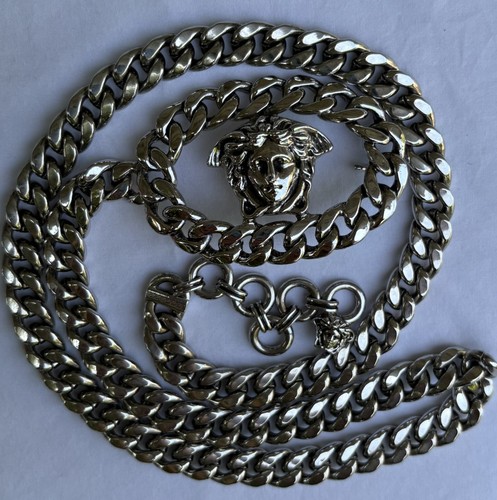 Versace silver medusa cuban - versace,
