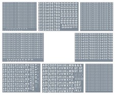 Numeric/alphabet Waterslide