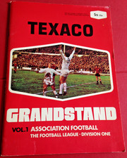 Texaco Grandstand Vol 1 Association Football Division With 1970/71 Results Sheet