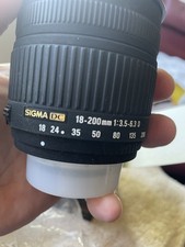 sigma 18-200mm f/3.5-6.3 dc Nikon Fit
