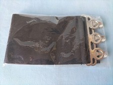 Ladies Elasticated Wide Belt. One Size. Black BNIP. Clip fastening. 3.5" wide.