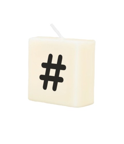 Letter candle - candle, #