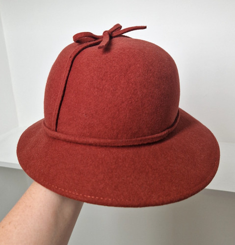 Miss millie rust cloche wool - millie,