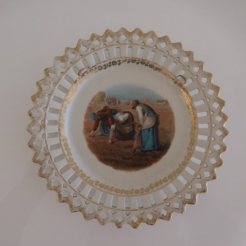 Art nouveau porcelain - art, plate