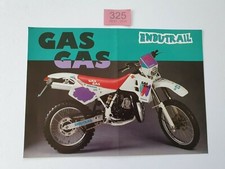 GAS GAS ENDUTRAIL 250 MOTORCYCLE BROCHURE D/SIDED SPEC TO REAR SPANISH ORIGINAL