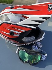 wulf helmet Model V321 Advance With Google size L 510-520 , good condition 