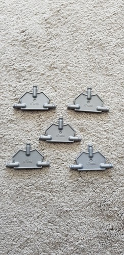 Knex grey base plates - 5,