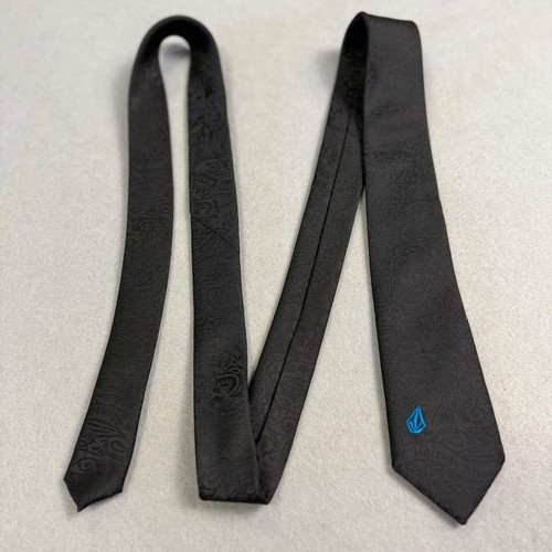 Volcom black skinny tie - volcom,