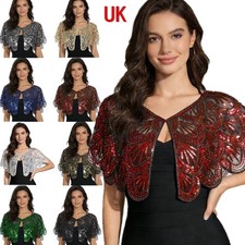 UK Lady Vintage 1920s Shawl