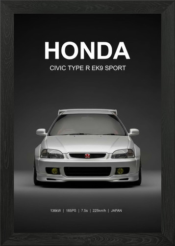 Silver honda civic type - r, ek9