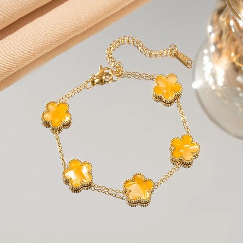 18k gold plated clover leaves - 18k,