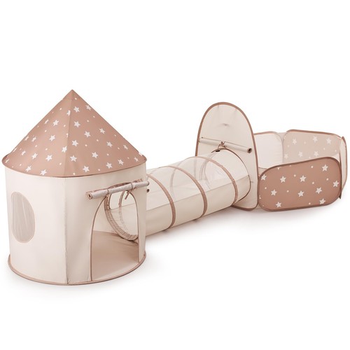 Kids play tent with - play,