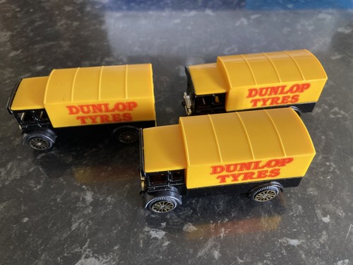 Vintage corgi dunlop tyres - x3,