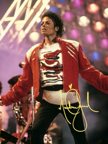 Michael jackson signed - michael,
