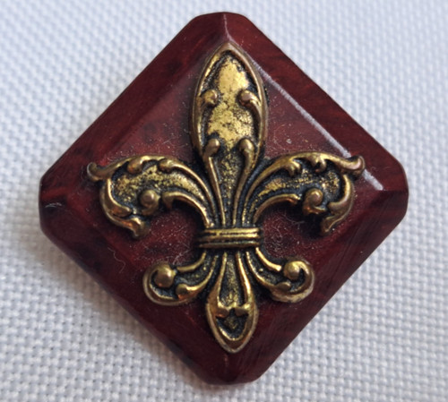 Vintage diamond shaped - shaped, brooch