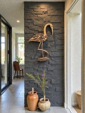 Hand Made Driftwood Heron wall