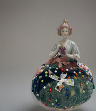 Vintage Porcelain Half Doll