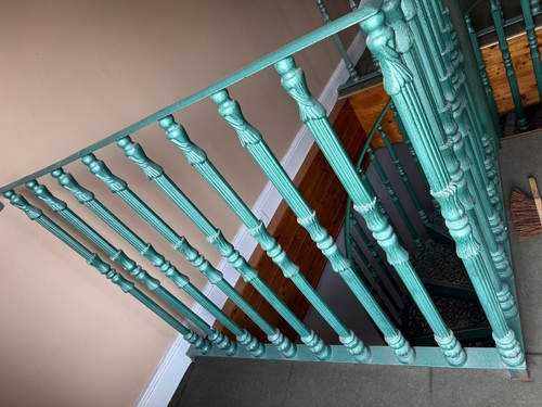 Cast iron spiral staircase - cast,