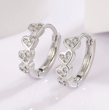 925 Sterling Silver CZ Crystal