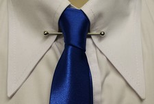 Mens 1940s Collar Bars 30/40/50s reenactment Gold ball point WWII world war two