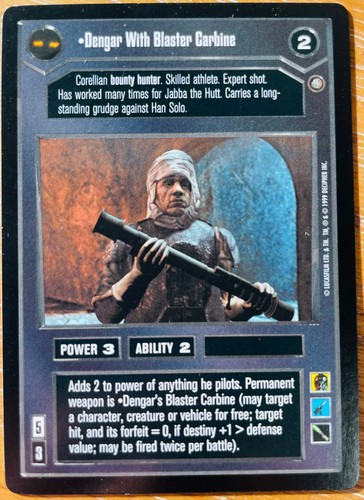 Star wars ccg dengar with - star,