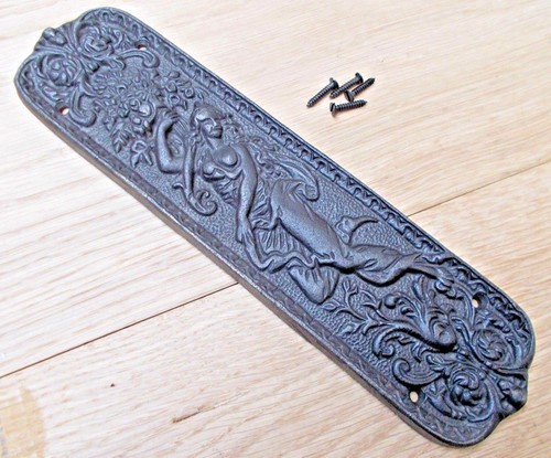 Mermaid cast iron push finger - push,