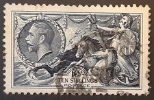 GB KGV 1934 SG452 10/- indigo