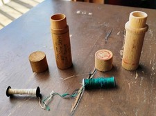 Lot Of Wooden Sewing Needle