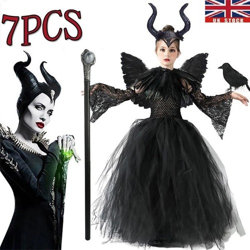 Set kids maleficent cosplay - maleficent,
