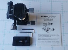 Vertecfoto GH-V5 geared tripod head - Dual control for Pan & Tilt