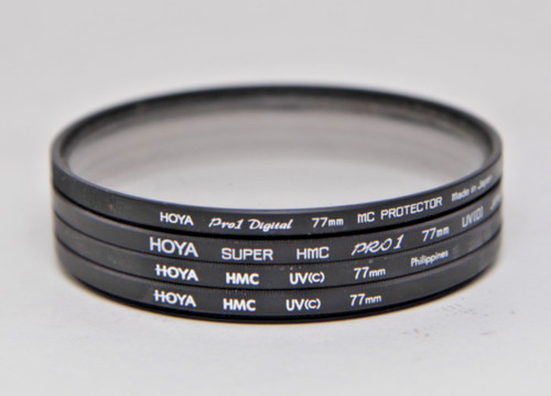 Hoya mixed 77mm filters - x,