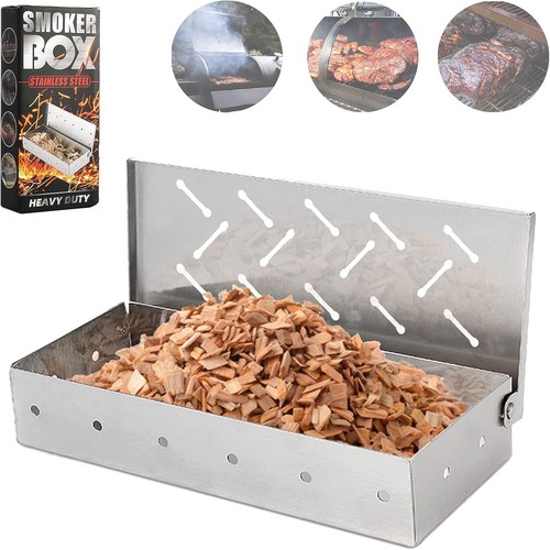 Smoker box for bbq grill - smoker,