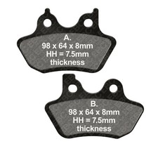 EBC 4 PISTON PADS FA400