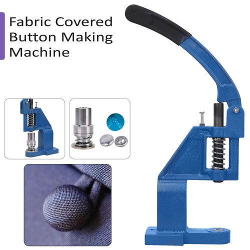 Fabric covered button making - button,