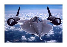 Lockheed SR 71 Blackbird 2 A4 picture photograph poster Choice of frame