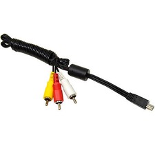 HQRP Mini USB To 3 RCA AV