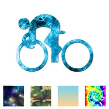 Bicycle Rider Exercise - Decal