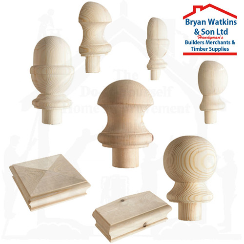 Solid pine stair newel post - stair,