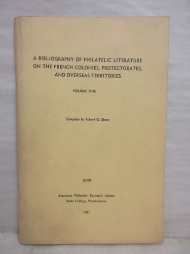 Bibliography philatelic - of,